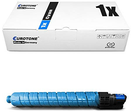 1x Eurotone Toner für Ricoh MP C3502AD C3002 C3002AD ersetzt 841654 842019 Cyan