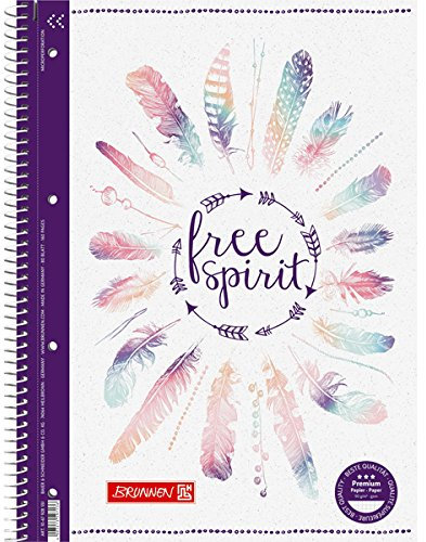 BRUNNEN Collegeblock A4 90g RVS Federn Lin2