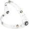 Chern Yueh Adapter Flip Up Base Attachment for 3-Snap Helmet Bubble Shield Visor (Clear)