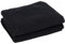 PERFEHAIR Schwarze Friseur Handtücher (2er-Pack, 40x70 cm), Barbershop kleines Handtuch, Fitnessstudio, Bad, Spa, Rasieren, Shampoo