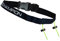Velochampion Ceinture de Course Triathlon - Élastique, Confortable et Fermée par Clip. Ceinture Réglable pour Marathons et Courses (6 Boucles pour gels, 1)