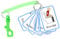 Toilet Training Routine Flash Cards & Bungee - Visual Aid reminder for using the toilet Special Needs/Autism/Potty Practice