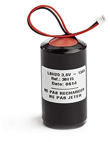 Pile Batterie Alarme Compatible LEGRAND 432 90 - D - LSH20-3,6V - 13,0Ah + Connecteur Blanc Sirene 432 58