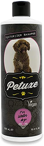 Petuxe Shampoo für Wasserhunde – Veganes Shampoo. Water Dog Texturizer: Reinigend, feuchtigkeitsspendend und vitalisierend (500 ml)