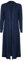 Urban Fashion Ladies Maxi Long Length Boyfriend Women Cardigan Collared Top Long Full Sleeve Floaty Duster Jacket Coat Blazer (Navy Blue, Numeric_18)