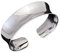 Fly Style Armreif aus 925 Sterling Silber - offen und verstellbar Silber-Armspange, Breite:20 mm