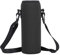 Nimomo Néoprène Isotherme Bouteille Manches Transport, Isolante en Néoprène, Housse de d'eau 1000 ML Porte-Bouteille, Pochette Sac Transport avec Sangle pour Voyage(Noir)