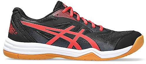 ASICS Herren Upcourt 5 Sneaker, Black Classic Red, 44 EU