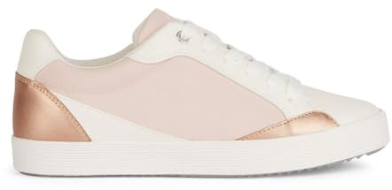 Geox Women's D Blomiee E Sneaker, Lt Rose Optic White, 3 UK