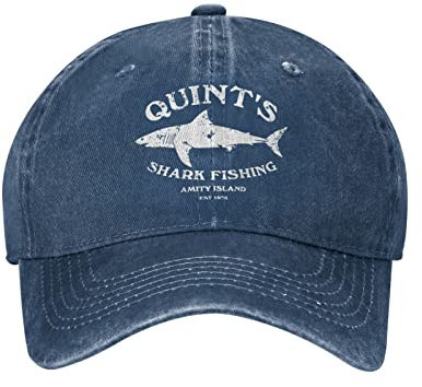 Quints Shark Fishing Jaws Damen Herren Baseballkappe Baumwolle Outdoor Hut Atmungsaktiv Baseballmütze Trucker Kappe Für Kletter Laufen Sport