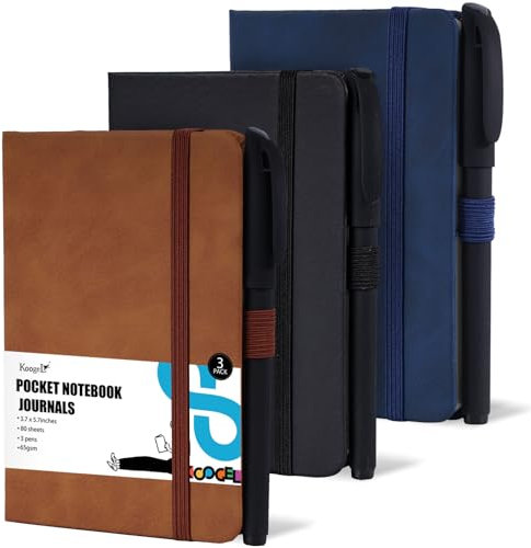 Koogel small notebooks 3x5 small notepad notepad pocket notebook
