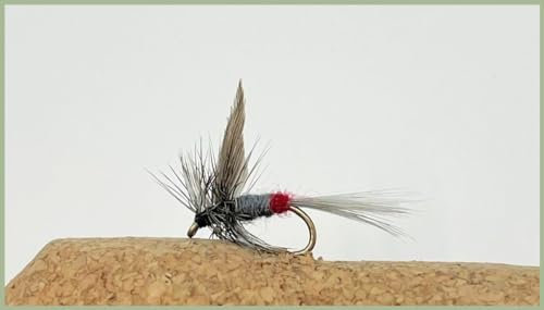 Iron Blue Dun Dry Flies, choice of sizes, good all-year trout flies, top early season sellers (6, 12)