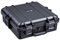 Lykus HC-3610 Wasserdicht Koffer mit anpassbar Rasterschaumstoff, Innengröße 35,5x35,5x14 cm, Geeignet für Elektronik und mehr