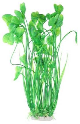 KJJMN 2 pièces Aquarium Eau Mauvaises Herbes Plantes artificielles Herbe Simulation Plante Fleur Aquarium Ornement Herbe décoration Accessoires-2 pièces 40 cm