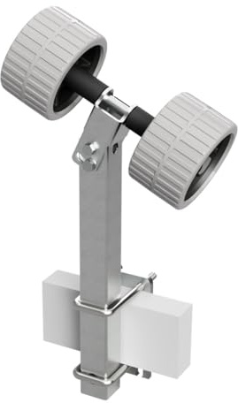 SUPROD 2er Pendelrollen Sliprollen Sliphilfe Bootstrailer Eva RKSRLB-2-EVA, Ø 120 mm