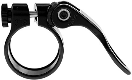 Sattelstützenklemme Rohrschelle Schnellspanner Mountainbike Rennrad Teil 31,8 mm Schwarz