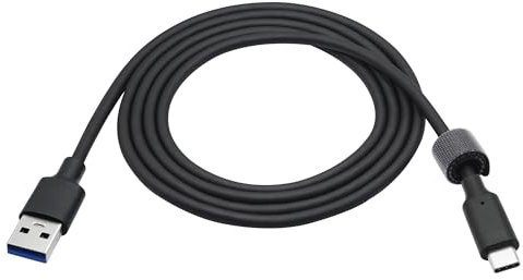 Riertostng Cable USB tipo C 3FT, A macho a C macho USB 3.1/3.2 Gen 2 10 Gbps Android Auto Cable, 60 W 3 A carga rápida, para dispositivos móviles, portátiles, discos duros SSD y más