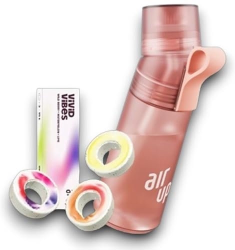 Air up borraccia 600 Ml Rosso Papavero + 3 pod