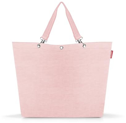 reisenthel shopper XL twist blush – Geräumige Shopping Bag und edle Handtasche in einem – Aus wasserabweisendem Material
