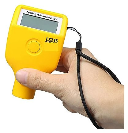 Spessimetro, LS235 Misuratore di spessore del rivestimento Automotive Paint Meter for carrozzeria in alluminio Fe Strato galvanizzato metallico, Misuratore di profondità della vernice