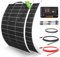 ECO-WORTHY 260Watt 12Volt Flexible Solar Panel Kit for Off Grid Home RV, Boat and Uneven Surfaces:2pcs 130W Mono Solar Panel + 30A 12V Charger Controller + Solar Cable + Tray Cable + Y Branch