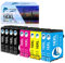 GoToners 16XL Patronen Kompatibel für Epson 16 XL Druckerpatronen für Workforce WF-2750 WF-2760 WF-2630 WF-2510 WF-2660 WF-2520 WF-2530 WF-2540 WF-2650 WF-2010 (10er Pack)