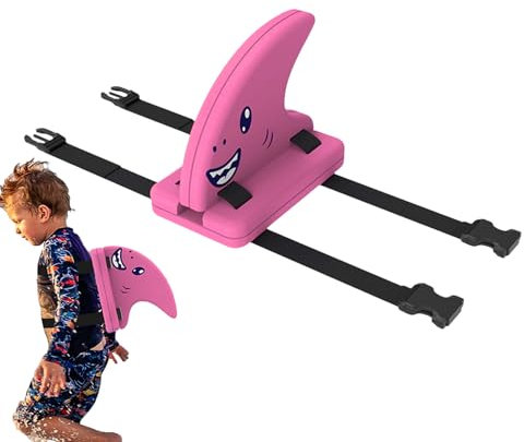 Galleggiante per bambini, a pinna di squalo, galleggianti indossabili per allenamento con cintura regolabile, galleggiante di sicurezza per allenamenti, tavola multifunzionale in EVA per esercizi in