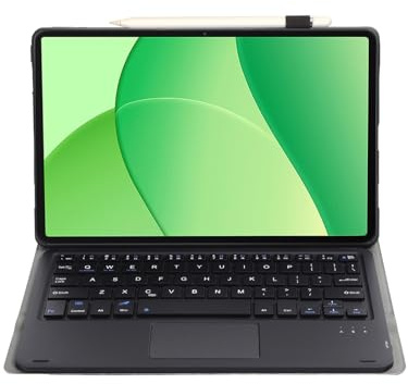 leleyo Étui avec Clavier pour Oppo Pad SE 11 Smart Cover avec Clavier Tactile magnétique Amovible sans Fil Bluetooth QWERTY Noir