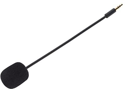 TIKATARER Remplacement du Micro de Casque de Jeu Flexible à 360 Degrés, Microphone de Remplacement Universel de 3,5 Mm, Micro de Casque pour Contrôleurs de Jeu et Appareils Intelligents, Idéal pour