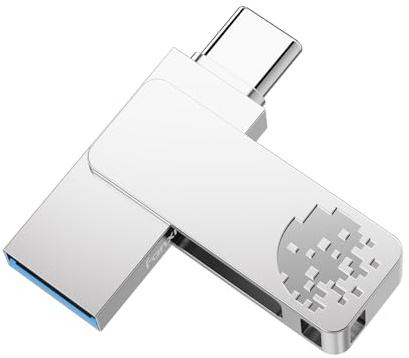 fanxiang 64GB USB-A & USB-C Flash Drive, USB Memory Stick, Up to 150MB/s | Dual Connectors,USB 3.2 Gen 1, Zinc Alloy Housing, IP68,Compatible with PCs,Laptop,Tablet,iPhone 15/16/17,Android & HarmonyOS