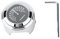 KIMISS Lenkerthermometer, 22-25 mm wasserdichte Motorradlenkerhalterung Temp Thermometer Zubehör(Schwarz)