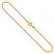 EDELIND Goldkette, Erbskette Gelbgold 333/8 K, Länge 65 cm, Breite 2 mm, Gewicht ca. 5.7 g., NEU