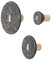 Blomus Wandhaken-66015 Set 3 Wandhaken, Dark Gray Melange, One Size