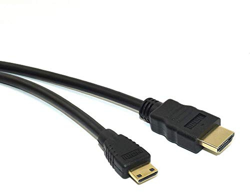 AlyKets 10FT HDMI zu Mini HDMI Kabel, Kamera Datenkabel für Nikon D3400, D3500, D7500, D850, D810, D7000, D500, für Canon EOS R, RP, 5D Mark IV, 6D Mark II, 7 Pico Projektor