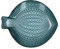 UNITABLE RITUALI Domestici Susanna Plato de pescado fantasía verde L cristal 30 x 25 cm