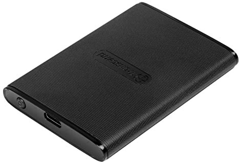 Transcend 1TB ESD270C Portable SSD USB 3.1 Gen 2 USB Type-C, Up to 520/460 MB/s, designed for desktops, laptops, on-the-go mobile devices and gaming consoles-TS1TESD270C
