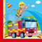 Procos - Papierservietten FSC Feuerwehrmann Firefighters (33 x 33 cm, Doppeltuch), 20 Stück, mehrfarbig, 94181, Mittel