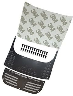 Middle Trim Panel Plate of Engine Cover for Traxxas 1:18 TRX4M Ford Bronco Crawler 97074-1 Upgrades - Black