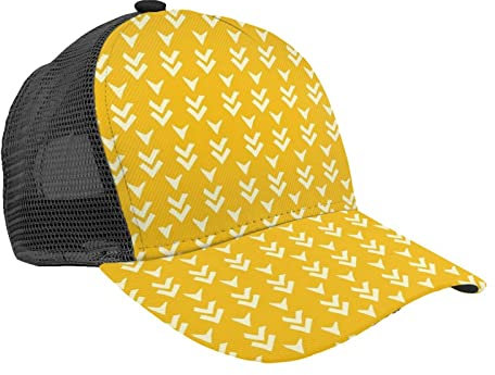 KJHBVND Golden Arrow Cap Baseball Cap Verstellbare Anti UV Sonnenhut Gewaschene Baumwolle Outdoor Dad Hut für Männer Frauen, Schwarz , One size