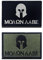 Zcketo 2 Pack Ancient Molon Labe Tactical Spartan Helmet Hook and Loop Embroidered Emblem Patch for Clothes Jersey Backpack Caps Dog Vest Travel Tactical Military Equipment