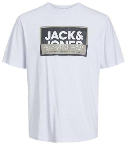 Jack & Jones Herren Jcologan Tee Ss Crew Neck Ss24 Jnr T-Shirt (1er Pack)