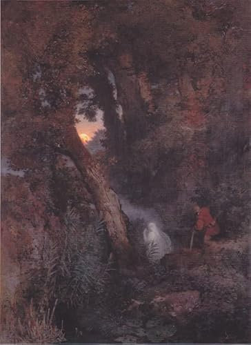 EfeMir Ölgemälde auf Leinwand Retro Wandkunstdruck Berühmte Gemälde Irrlichter Arnold Böcklin für Heimtextilien 60x90cm