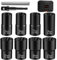 GIREORAN Wheel Lock Removal Kit, 10 Piece Lug Nut Remover, 1/2-Inch-Drive Impact Easy Out Bolt Extractor Socket Set for Removing Damaged, Frozen, Rusted, Rounded-Off Bolts, Nuts