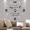 Vangold Design Fahmenlose Uhr für Küche