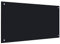 Toshilian Crédence de Cuisine, Plaque Anti-Projections Cuisine Protection Projection Cuisson Dosseret de Cuisine Noir 90x50 cm Verre trempé
