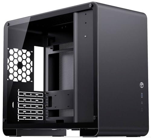 Jonsbo U4 Mini, Micro-ATX, gehärtetes Glas - Schwarz