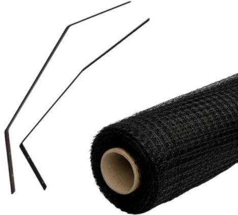 CATHAPPY Katzennetz Schutznetz Set - Überkletterschutz Katze für den Garten - 10 Meter inklusive Montageset - Wetterfestes Katzenschutzgitter Außennetz - Hohe Variante