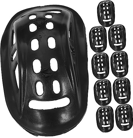 SOLUSTRE 10St Helm Kinnstütze Fußballhelm Jugend Softball-Schlaghelm Augenschwarzer Baseball Helm-Sicherheits-Kinnschutz Kinnschutz für Schutzhelm mit Kissen Eishockey Kopfbedeckung