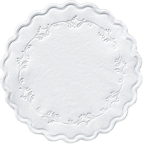 2000 Tissue-Untersetzer, rund Ø 9 cm Weiß Mehrlagig