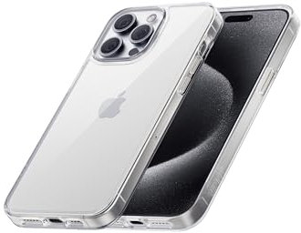 Anker Clear Phone Case for iPhone 15, Anti-Yellowing, Ultra-Slim and Durable Protective Cover, Compatible with Wireless Charging, iPhone 15 Shockproof Clear Case